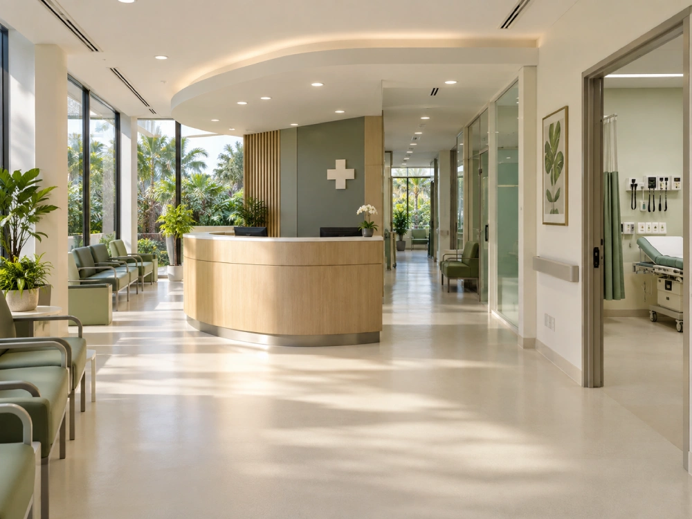 Healthcare facility cleaning and hygiene services
