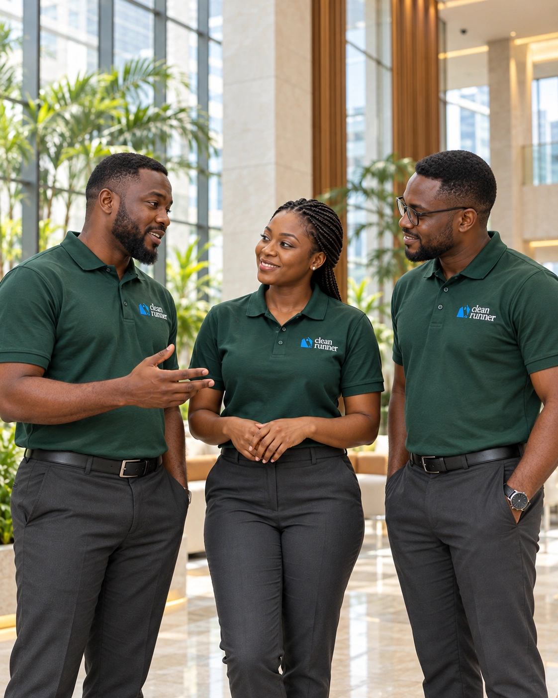 Clean Runner cleaning and facility management team
