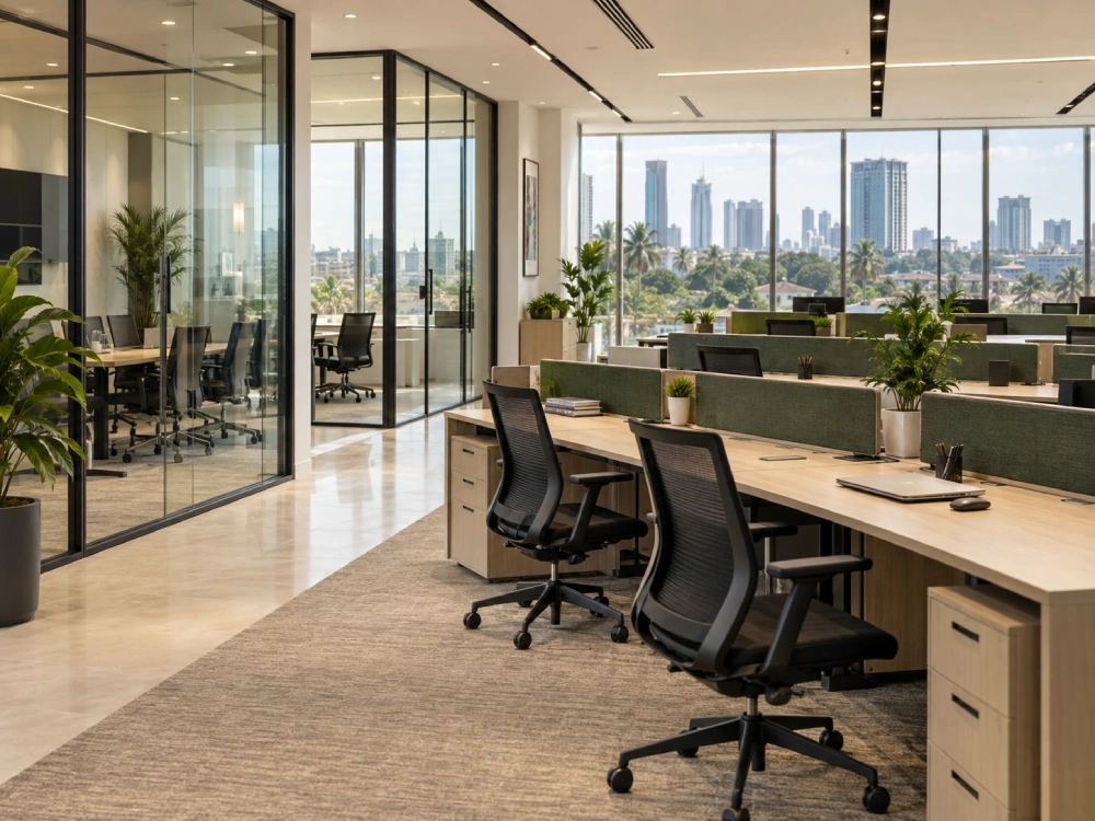 Corporate office cleaning and facility management services